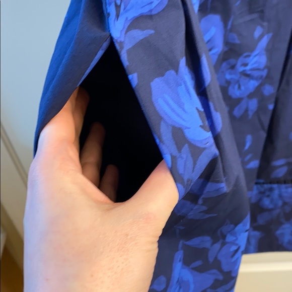 Kate Spade Blue Hibiscus Dress - Picture 7 of 8